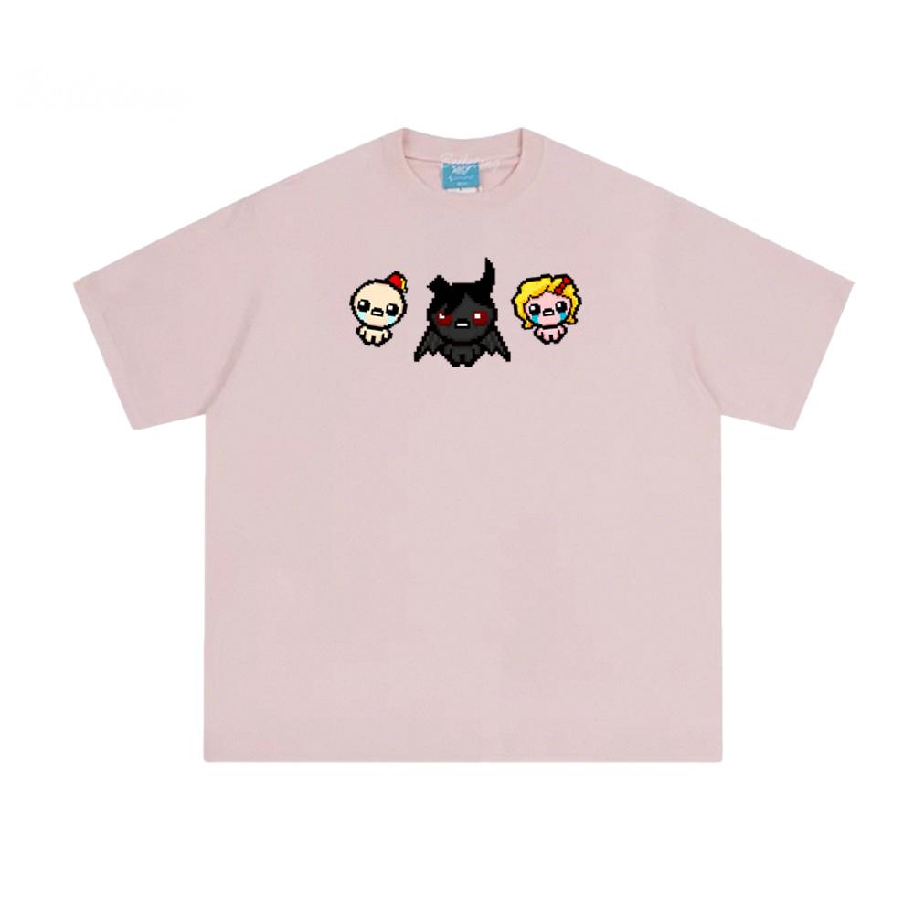 The Binding of Isaac GAME Tshirt 100% Cotton Print Short-sleeved O-neck T-shirt Summer Casual T-shirt Men Clothes