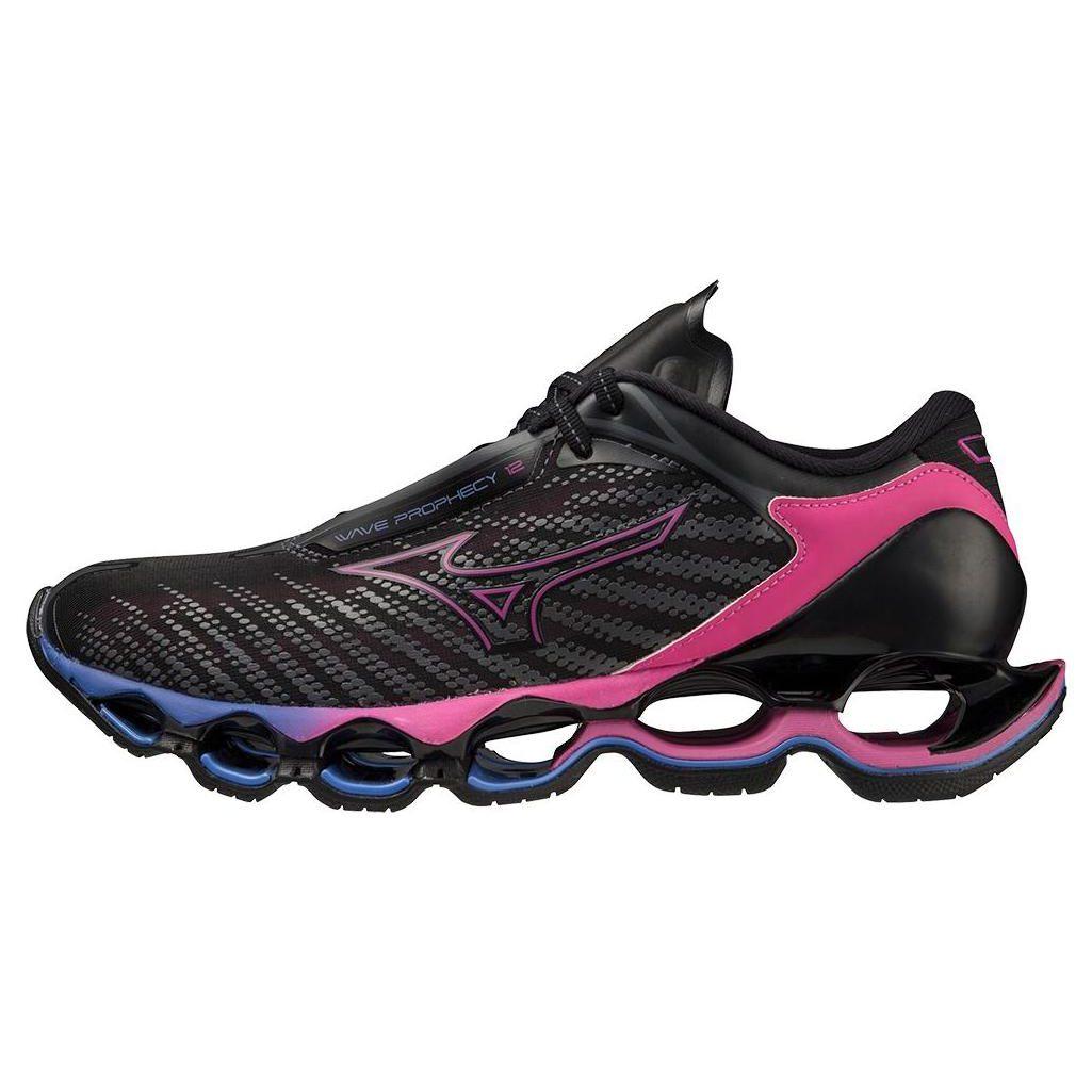 Mizuno Women`s Wave Prophecy 12 `Black