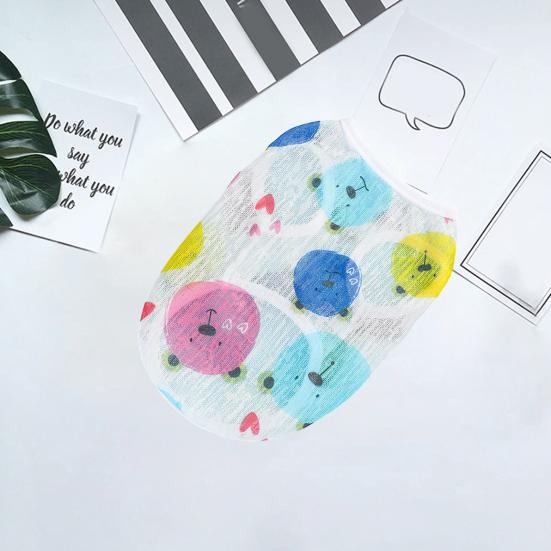 Haustierweste, Obst bedrucktes T-Shirt, weich, ärmellos, für Katzen, Sommer, Hund, bequeme, atmungsaktive Weste, Haustierbekleidung