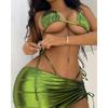 Neuer Bikini Anzug Sexy Schlank Glitzerstoff Spice Girls Nachtclub
