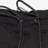 Asics Lace-Up Cuffed Printed Retro Knitted Sports Pants Unisex pants Black 2203A241-001