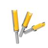 8mm Shank Bearing Guided Straight Router Bit - 14mm Cutting Diameter Flush Trim Cutter for Template Copying & Edge Profiling