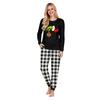 Christmas Print Crewneck Top and Jogger Pants Set Holiday Two Piece Casual Outfit