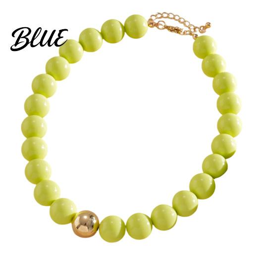 Ladies Bracelet Beaded Jewelry for Women Acrylic Big Beads Choker