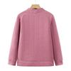 Fleece-Lined Thermal Cardigan and Thick Winter Coat for Middle-Aged and Elderly Women