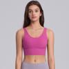 Intimo Sportivo a Colore Unico con Schiena a U Colore Unico per Allenamento Yoga Fitness Corsa Pilates Abbigliamento Yoga Reggiseno
