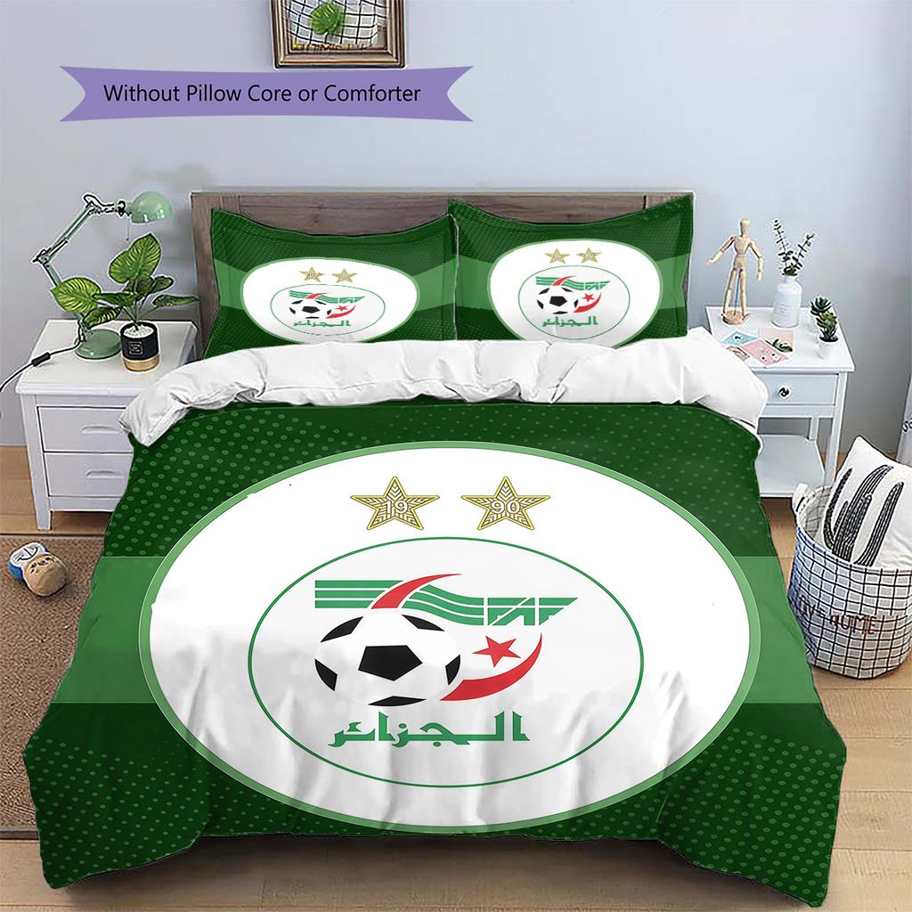 Les Fennecs Pattern Bedding Quilt Set  Home Decoration  Gift (1 * duvet cover + 2 * pillowcase  without core)
