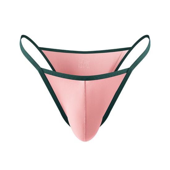 Pánské tanga spodní prádlo s nízkým pasem sexy G-strings tanga slim fit rychleschnoucí spodní prádlo s tričkem pro každodenní nošení, pracovní cesty