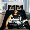 Rock Star Johnny Hallyday Bedding Set Johnny Hallyday Duvet Cover Pillowcase Adult Boy Girl Bedroom Decoration
