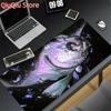 Wisteria Flower Mouse Pad Laptop Purple Anime Girl Keyboard Rug Demon Slayer Kochou Shinobu Mousepad PC Butterfly Gamer Desk