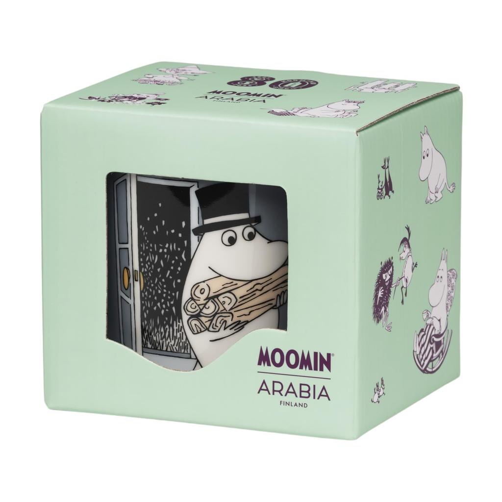 Moomin Arabia Moomin Classic Mug 80th Anniversary Moominpappa Grey [Officially Imported] 0.3L