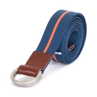 [SWINGPLUS] [Swing Plus] Gewalt Belt, Belgian Double Ring Slender Belt, Fabric & Leather, Casual, Double Ring, Colorful, Unisex, Made In Japan, Free