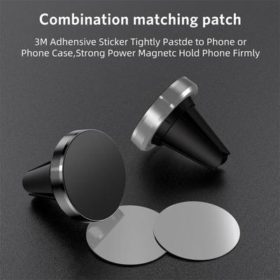 Mini Car Magnetic Phone Holder Round Air Outlet Magnetic Mobile Phone Bracket For Iphone Samsung Huawei Xiaomi Car Accessories