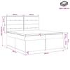 Box Spring Bed with Mattress and Headboard Pink 200 X 200 Cm Velvet