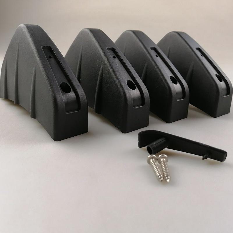Borde de alerón trasero pequeño universal para modificación de automóviles: mejore su parachoques con esta placa guía complementaria para decoración del chasis.
