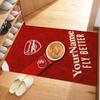 Arsenal Customize Text Floor Mat Suitable for Kitchen Foyer Dining Room Decorate room Anti-slip Rug Decorate Offices Perfect Gift for Friends & Family