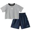 Boys' Summer Lightweight Short Sleeve Shorts Set