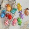 Marine Animal Colorful Turtle Keychain Cute Sweet Turtle Keychain Retro Ins Bag Pendant Accessories