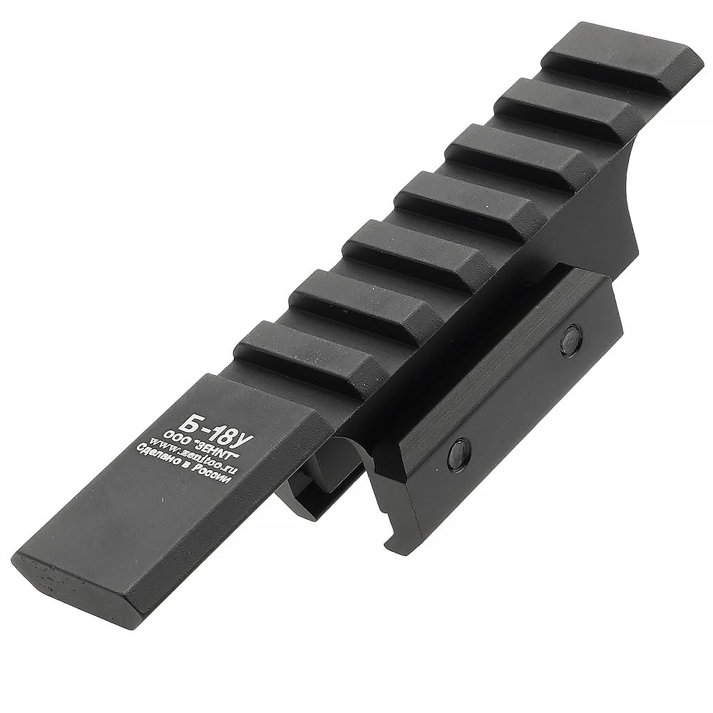 Ryohin Buhin 5KU Zenit B-18U Rear Sight Rail Replica for AKS-74U Krinkov (Black) (5KU-276-BK)