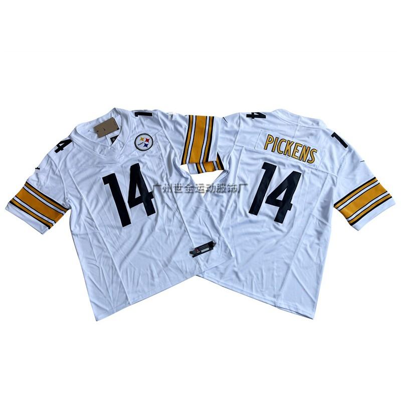 Pittsburgh Steelers Camiseta de Fan Legacy para Hombre Mezcla de Algodón Bordada Uniforme de Fútbol Rugby Deportes