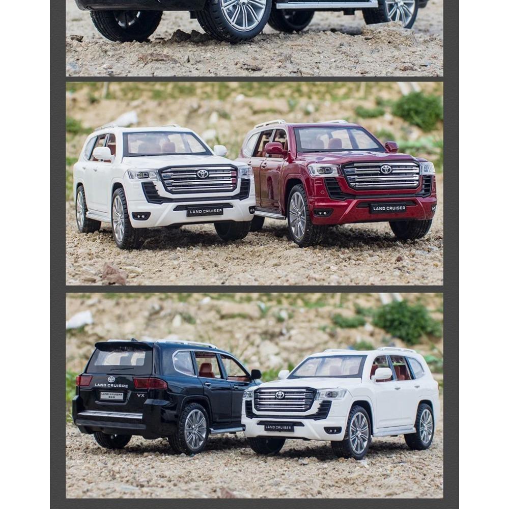 1/24 Toyota LAND CRUISER LC300 Alloy Car Model Diecast Metal Toy Off-road Vehicle Car Model Simulation Gift