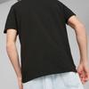PUMA Graphics Graffiti Tee with Cartoon Print, Vintage American Sport, Breathable, Quick-Dry, Crew Neck, Regular Sleeve Men Tops Black 622553-01
