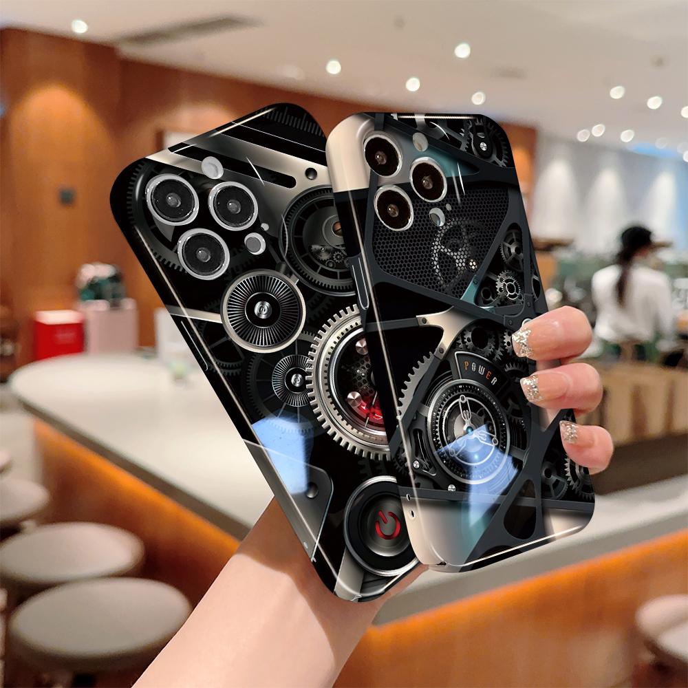 Husă de telefon cu film all-inclusive, design de modă desen animat, carcasă dură cu acoperire completă, husă cu protecție pentru cameră pentru OPPO A60 A96 Reno12 Realme C53 C75