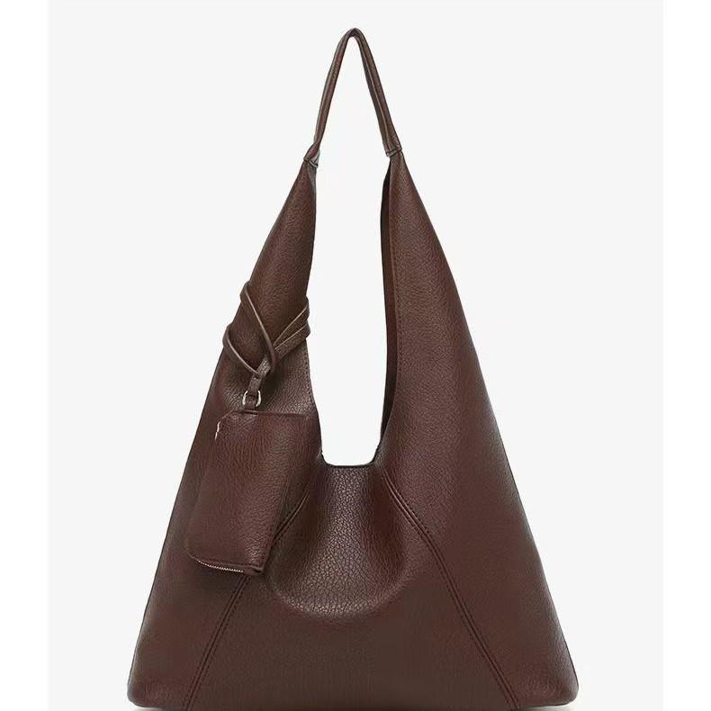 Women's 2025 Genuine Leather Dumpling Shoulder Bag - High-End Cowhide Crossbody Handbag