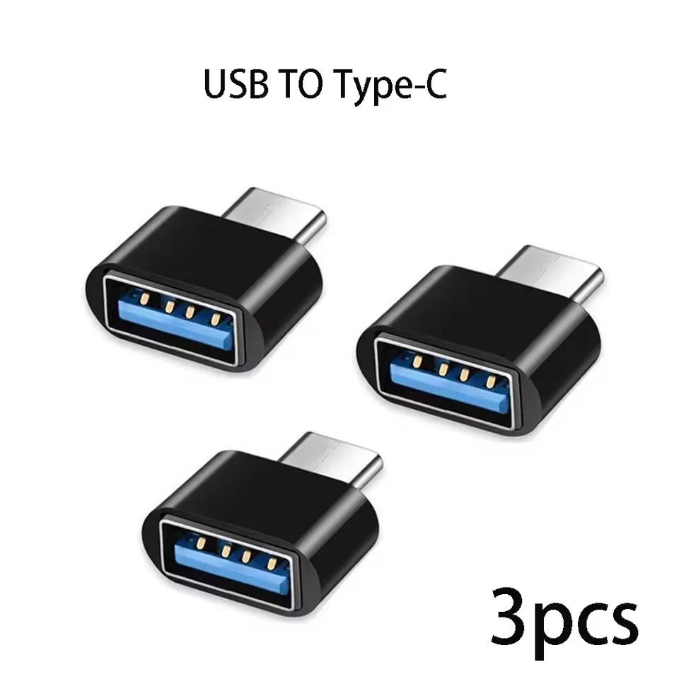 USB 3.0 Typ-C auf USB 2.0 OTG Adapter für Samsung Huawei Xiaomi Honor Redmi OPPO OnePlus Android Handy Datensynchronisation USB-C Konverter