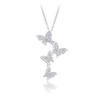Korean Style Butterfly Clavicle Necklace: Elegant, High-End, Non-Fading Design for Women