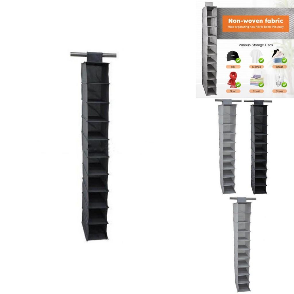 Shoe Storage Bag With Multiple Layers For Bedroom Closet And Wall Hanging Organization