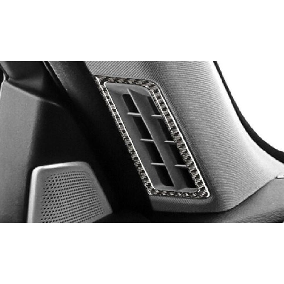 For Infiniti Q50 2014-2023 Real Carbon Fiber A Pillar Air Outlet Vent Cover Trim