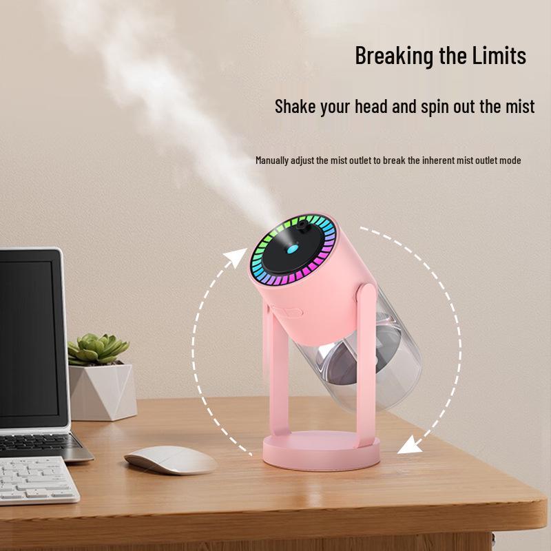 Mini Rechargeable USB Humidifier - Colorful Aromatherapy Cup for Home & Car