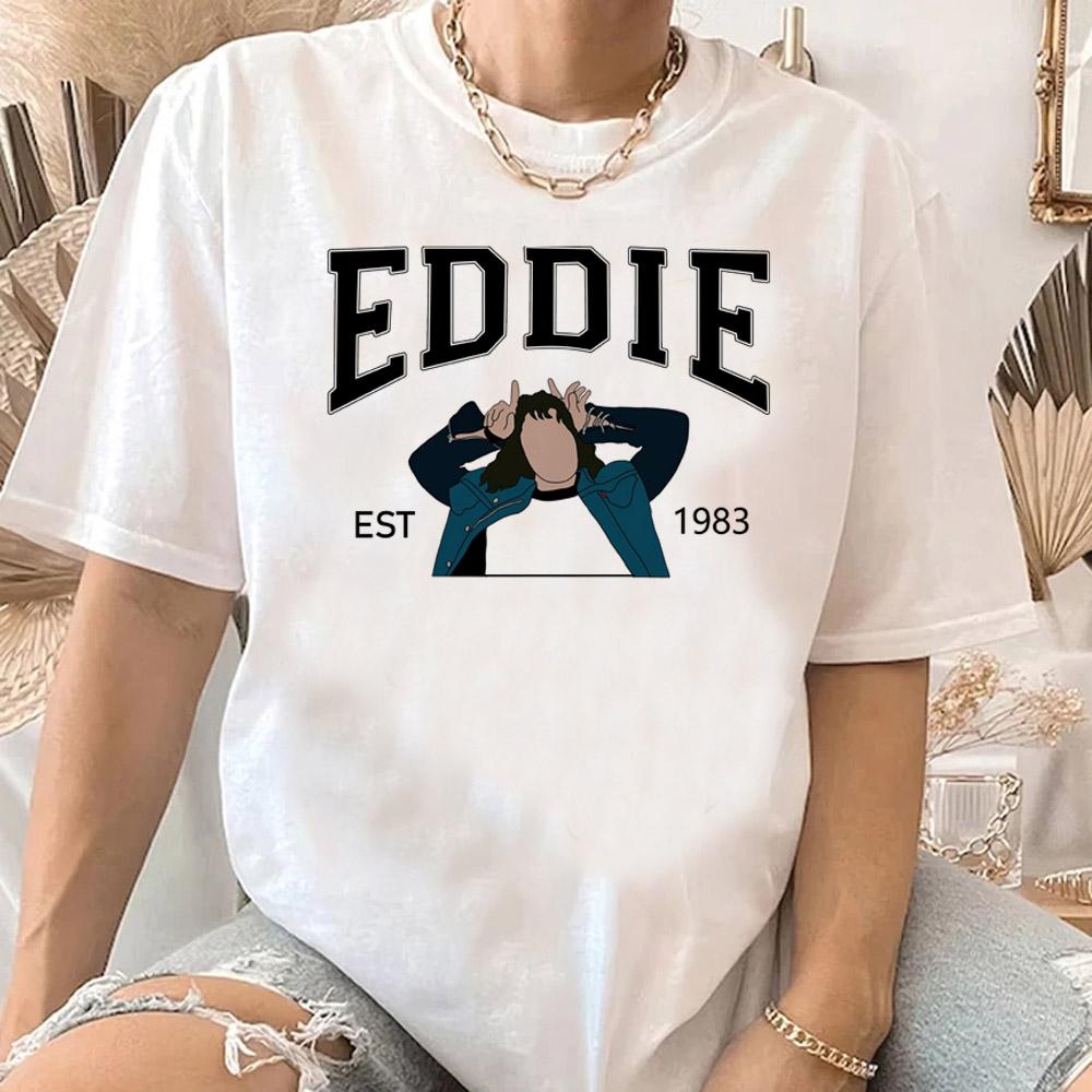 2026 New Hot Movie Eleven T Shirt Women Cartoon Dustin Steve Lucas Nancy Eddie Tshirt Unisex Fashion Tees