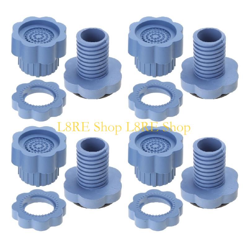 L8RE 4Pcs Adjustable Dryer Shock Noise Cancelling Pads Washer Foot Pad Pedestals