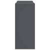 Plant Stand 2 Pcs Anthracite 24 X 24 X 55 Cm Steel