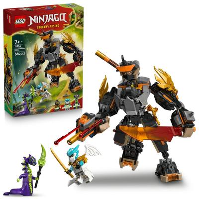Zabawka LEGO Ninjago Mechaniczny Garnitur Misji Cole'a - Prezent Urodzinowy, Klocki Budowlane, Chłopcy, Dziewczynki, Dzieci w Wieku 7, 8, 9 Lat, Szkoła Podstawowa, Gra, Dekoracja Domu