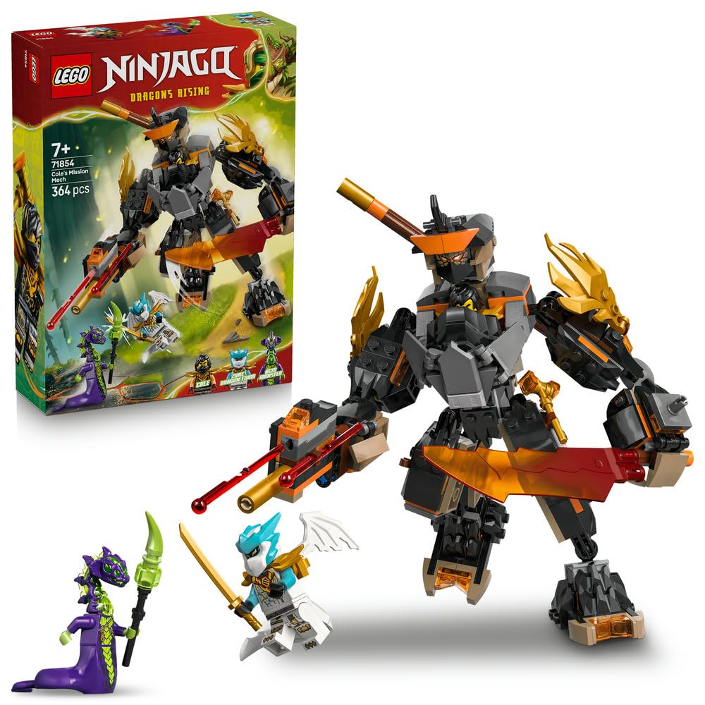 

Меха-костюм Місії Коула LEGO Ninjago, чудова іграшка на дні народження для хлопчиків, дівчаток та дітей віком 7, 8 та 9 років. Стильна гра та декор інтер єру. Код товару