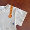 Baby Summer Children's Clothing Boys and Girls Full Cotton Short Sleeve T-shirt+Thin Pants Cartoon Mosquito Pants Two Piece Set