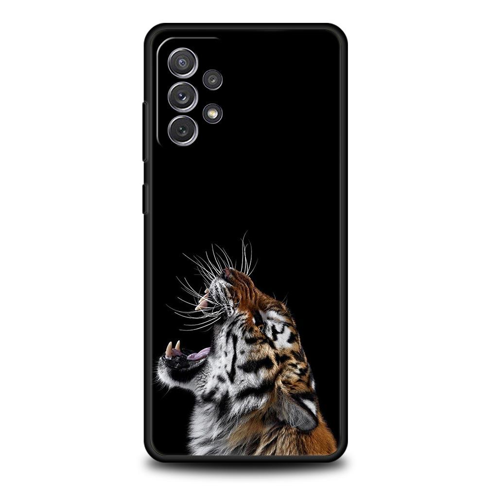 Tiger Animal Phone Case For Samsung Galaxy A73 A53 A33 5G A13 4G A03 A23 A21s A03s A11 A31 A41 A51 A52 A71 M21 M22 M31 A01 Cover