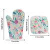Pot Holders And Oven Mitts Heat-Resistant Gloves Potholders Kitchen Oven Mitts Pan Rack Set For Microwave Pan Plate Bowl Bakery
