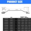 8/10 Piece Mini Thin Double Open End Wrench Set Portable Design Spanner Repair Tool for Emergency Repairs and Home Use