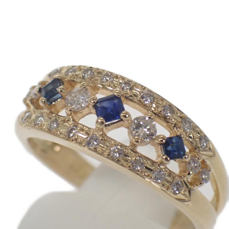 no brand  #14(JP Size) ring K18 yellow gold Women