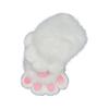 Faux Furs Animal Foxes Paws Mittens Halloween Cosplay Costume Accessories Cats Paws Gloves with Claws Fursuit Gift