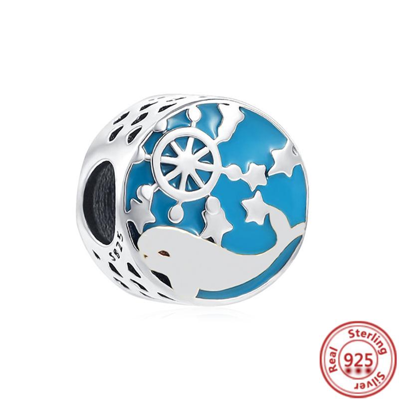 Neue Sommer Ozean Charm Serie Murano Glas Meeresschildkröte Seestern Fisch Perlen Passen Original Armbänder Damen Schmuck Geschenk