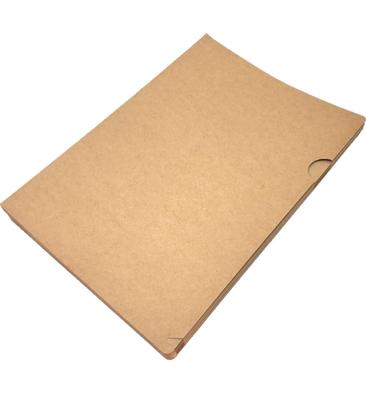 Clear File A4 Thick Made with American Kraft Fully Environmentally Document File Folder, Size, Paper, Paper, Opaque, Brown, Friendly, (20 Sheets)