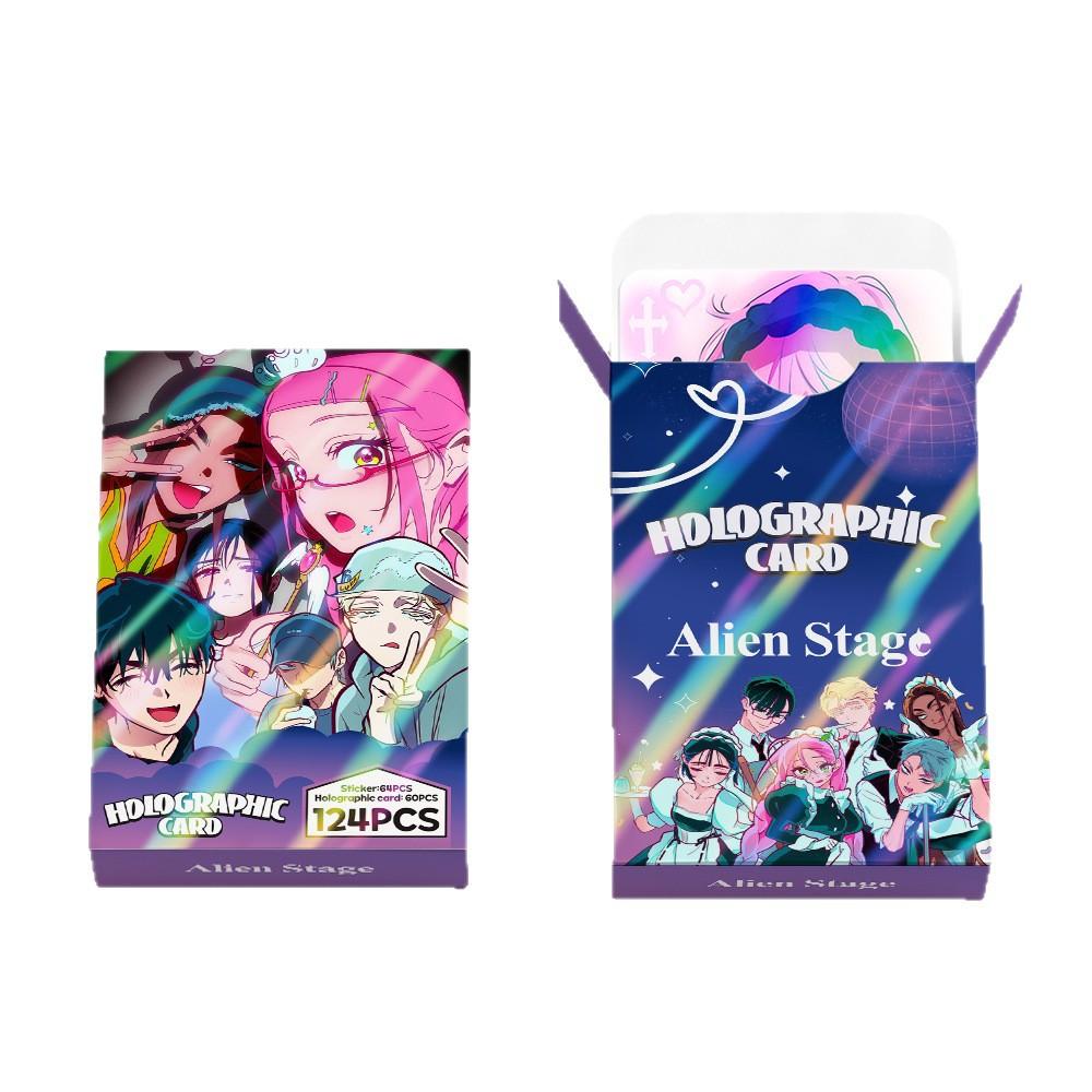 Set di 124 Carte Po Stage Alieno Manga Coreano - Luka Hyuna Ivan Carta LOMO da Collezione con Adesivi Bonus
