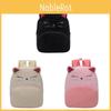 Kids Cartoon Plush Cat Backpack With Breathable Straps For Kindergarten School