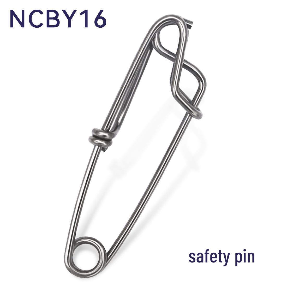 

Застежка-булавка из нержавеющей стали для морской рыбалки, быстрый соединитель с высокой прочностью на разрыв - варианты с открытым и закрытым ушком 1.8*60 mm (5 pcs/pack)