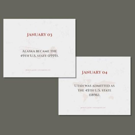 Idag i Historien Evighetskalender Dagliga Världshistoriska Fakta Skrivbordskalender Sida Per Dag Kalender med Historisk Info Gåvor till Historieentusiaster